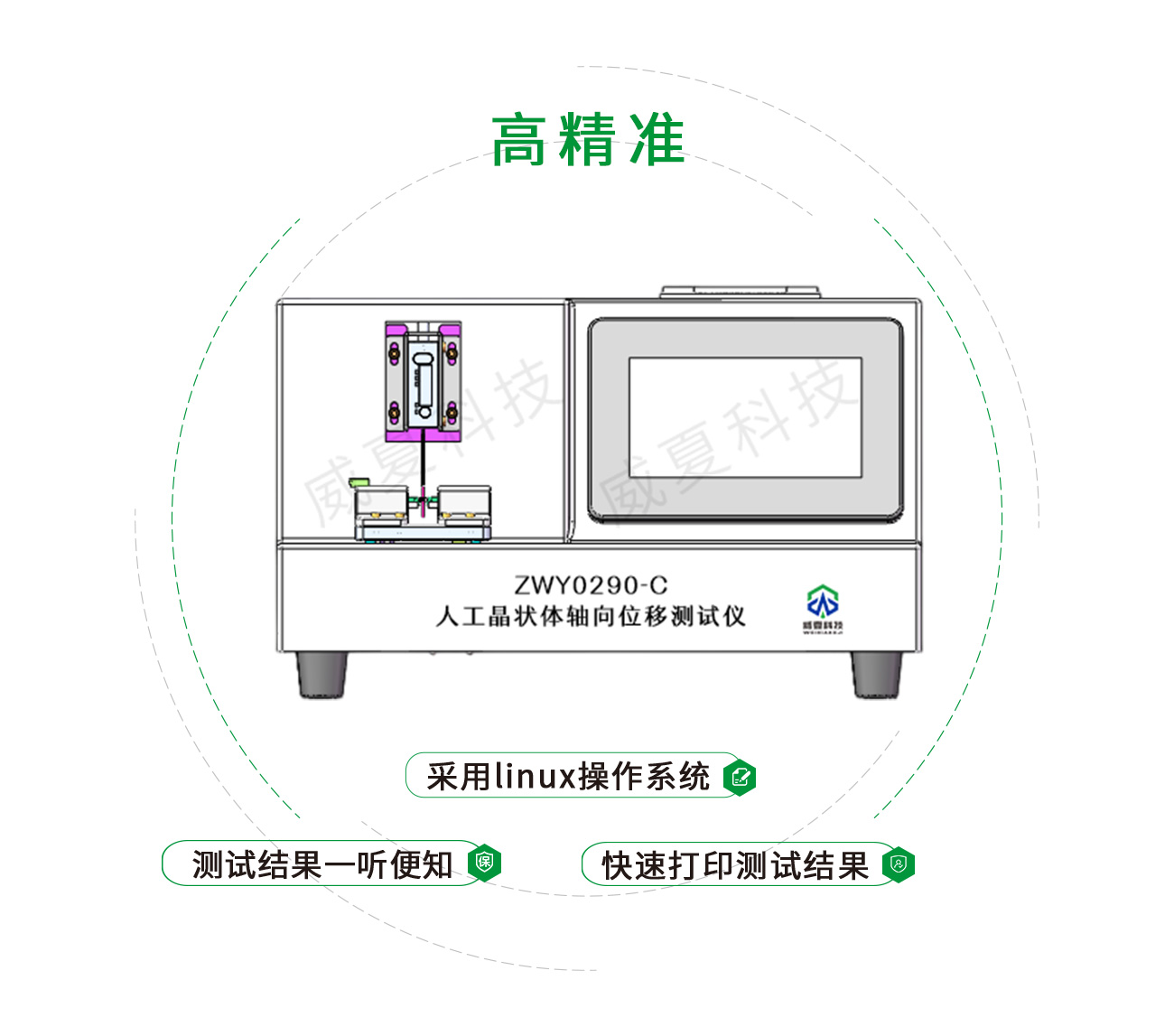 人工晶状体轴向位移测试仪